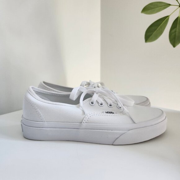 Vans Authentic | Size 6 | True White | Canvas - Picture 6 of 8